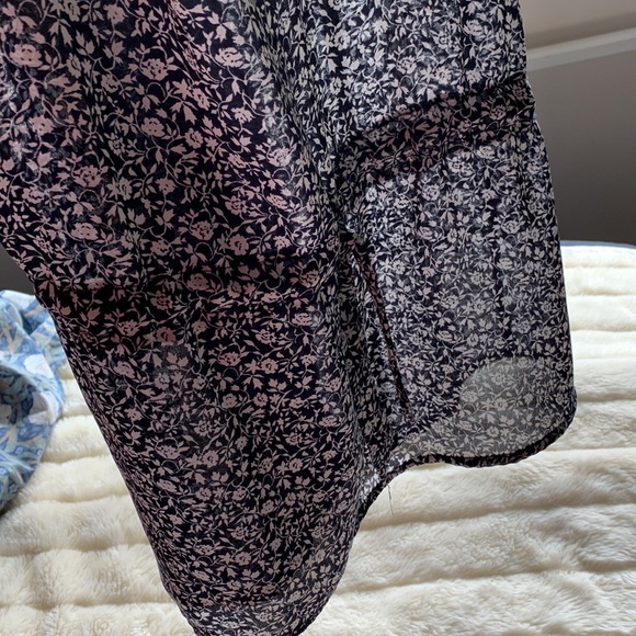 Vtg 80s sleeveless button down drawstring waist vest tunic top S - Picture 11 of 14